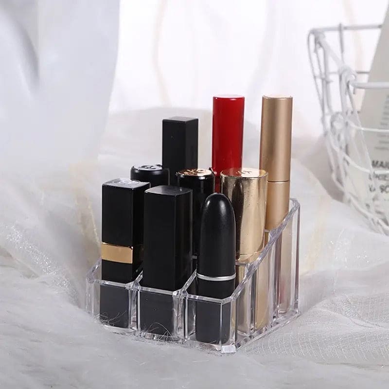 Lipstick Display Stand Holder, Acrylic Lipstick Storage Box, Acrylic Makeup Organizer, Desktop Lipstick Display Storage Box, Cosmetic Nail Polish Storage Rack, Desktop Dressing Table for Lip Glaze Brushes Bottles Lipstick Display Stand Holder, Acrylic Lipstick Storage Box, Acrylic Makeup Organizer, Desktop Lipstick Display Storage Box, Cosmetic Nail Polish Storage Rack, Desktop Dressing Table for Lip Glaze Brushes Bottles